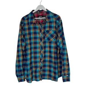 Marmot Anderson Flannel Shirt Mens XXL mixed plaid lightweight